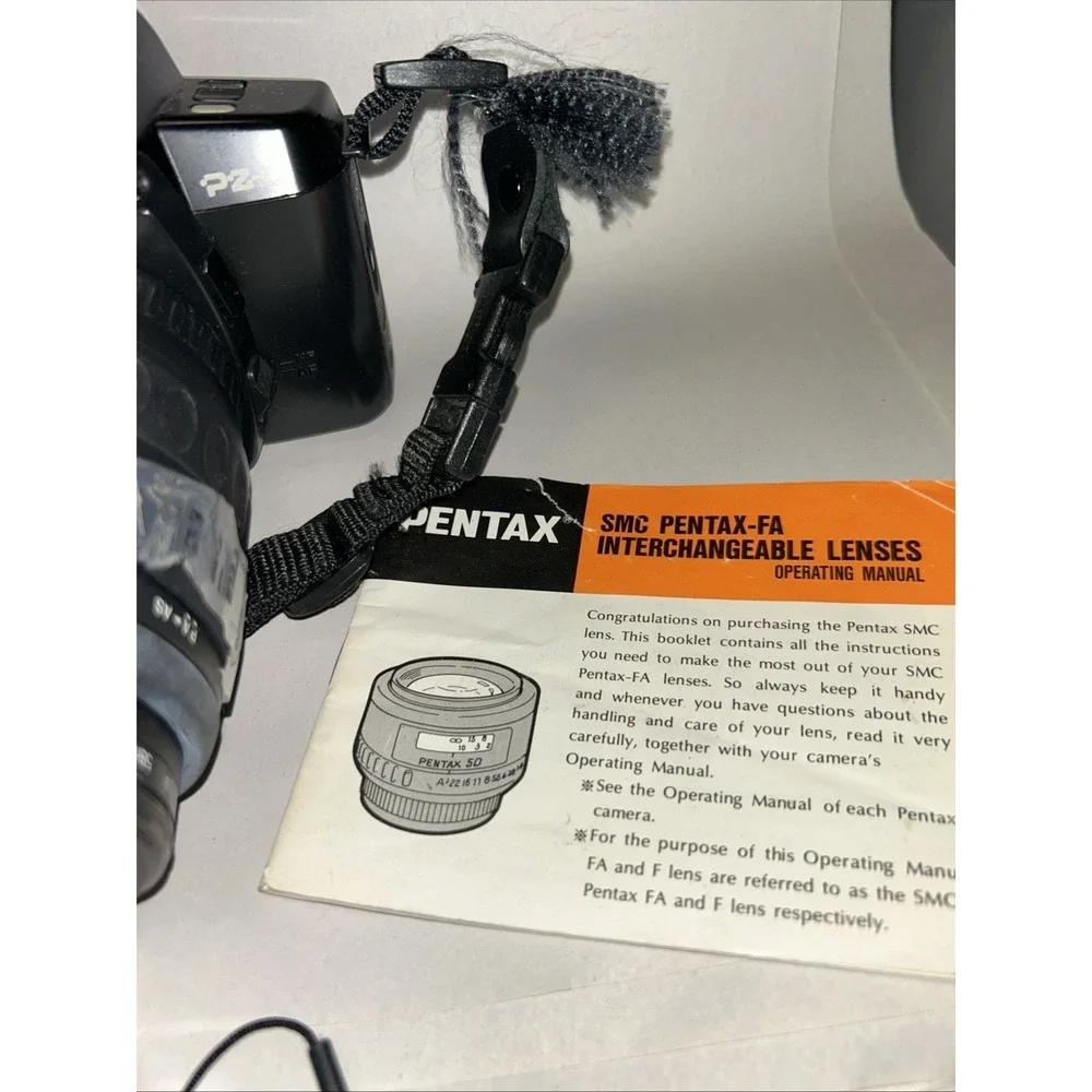 PENTAX PZ-10 35mm SLR Camera with 28-80mm 1:3.5-4.5 Zoom Lens As Is
